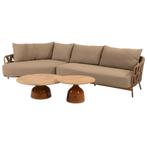 June Biarritz chaise longue loungeset 4 delig amber 4, Tuin en Terras, Ophalen of Verzenden, Nieuw