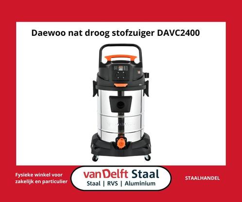 Daewoo DAVC2400-60L nat/droog stofzuiger € 190,-, Witgoed en Apparatuur, Stofzuigers, 1200 tot 1600 watt, Nieuw, Waterstofzuiger