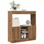 vidaXL Hoge kast 92x33x100 cm bewerkt hout artisanaal, Verzenden, Nieuw, Overige houtsoorten