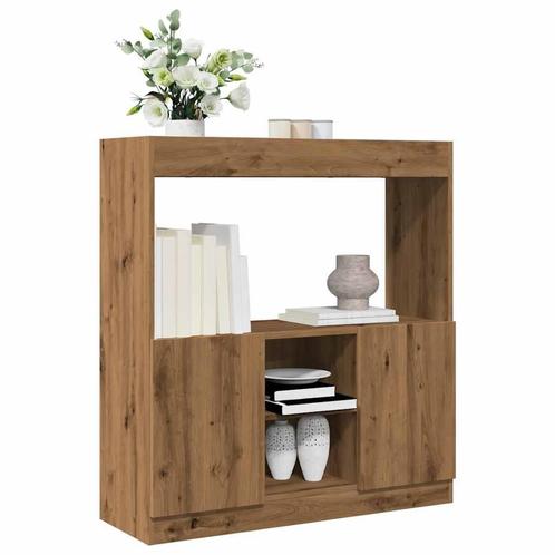vidaXL Hoge kast 92x33x100 cm bewerkt hout artisanaal, Huis en Inrichting, Kasten | Boekenkasten, Nieuw, Overige houtsoorten, Verzenden