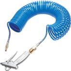 Aluminium Blaaspistoolset Met 2,5 m Spiraalbuis, Doe-het-zelf en Verbouw, Verzenden, Nieuw