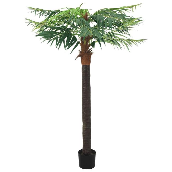 vidaXL Kunstboom met pot phoenixpalm 215 cm groen, Huis en Inrichting, Woonaccessoires | Kunstplanten en Kunstbloemen, Nieuw, Verzenden