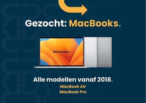 MacBook Gezocht, alles vanaf 2018, Computers en Software, Apple Macbooks, Nieuw, Ophalen of Verzenden