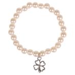 Kinderarmbandje Ivoorkleurige Imitatie Parels 6mm - Hangertj, Sieraden, Tassen en Uiterlijk, Armbanden, Ophalen of Verzenden, Nieuw