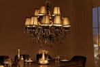 Lampenkap set van 15 Chandelier zwart - 44803, Huis en Inrichting, Lampen | Hanglampen, Ophalen of Verzenden, Nieuw