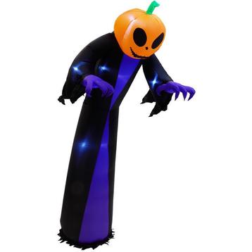 Opblaasbaar pompoen-skelet Halloween - 85 x 100 x 240 cm beschikbaar voor biedingen