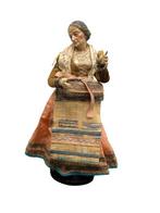 Figuur - Statuetta presepe napoletana - Terracotta, glasogen, Antiek en Kunst