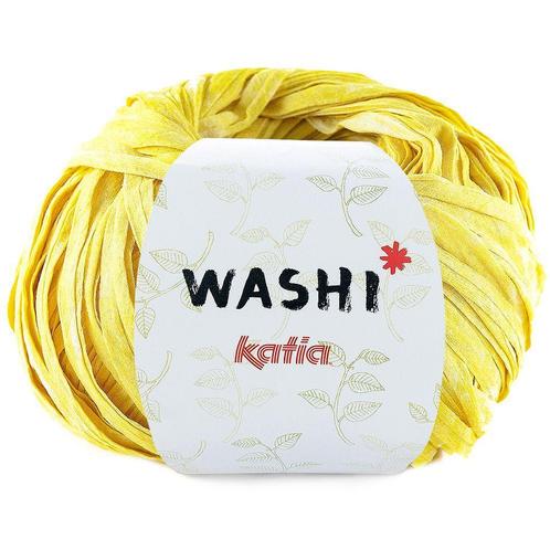 Katia Washi - 133 geel - Lintgaren, Hobby en Vrije tijd, Breien en Haken, Ophalen of Verzenden