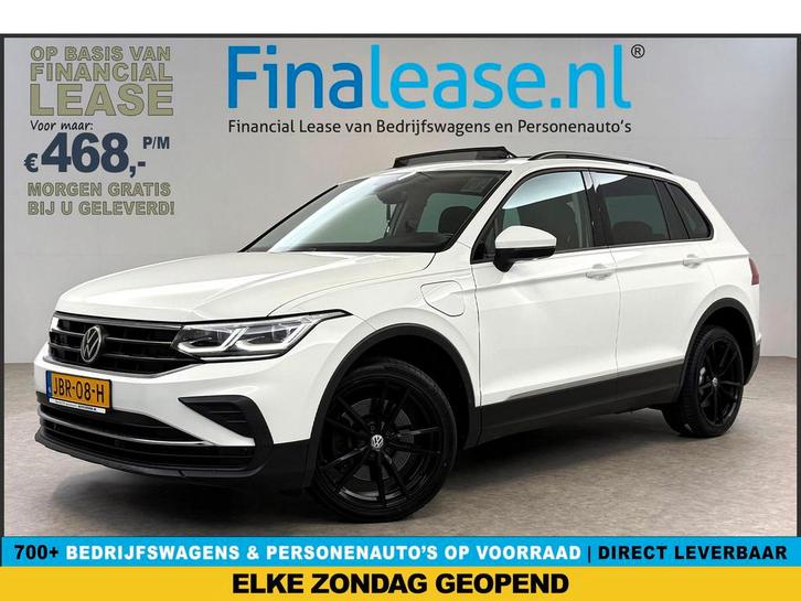 Volkswagen Tiguan 1.4 TSI eHybrid 225PK R-Line Pano IQ Light, Auto's, Volkswagen, Lease, Automaat, SUV of Terreinwagen, Hybride Elektrisch/Benzine