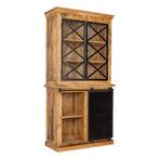 Buffetkast Mangohout Milan 120 Met Deurtjes X, 100 tot 150 cm, Nieuw, Industriële meubels, 25 tot 50 cm