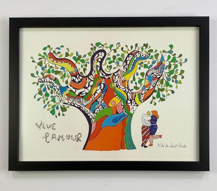 Niki De Saint-Phalle (1903-2002) (after) - Vive l amour -, Antiek en Kunst, Kunst | Tekeningen en Foto's
