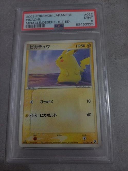 Pokémon - 2 Graded card - Alakazam, Pikachu - PSA 9, Hobby en Vrije tijd, Verzamelkaartspellen | Pokémon