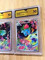 Pokémon - 2 Graded card - Bulbasaur, Ivysaur #065 + 064 MEGA, Nieuw