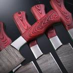 Keukenmes - Chefs knife - Handgemaakt gevouwen staal,, Antiek en Kunst