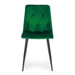 Modern Home Set van 4 Gewatteerde Fluwelen Stoelen Groen -, Ophalen of Verzenden, Nieuw