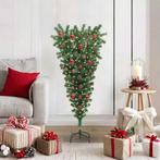 vidaXL Op-ondersteboven Kunstkerstboom met Ballenset Groen, Diversen, Kerst, Verzenden, Nieuw