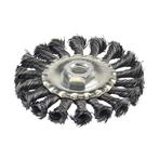 Silverline Staalborstel met getordeerd draad - Ø 100 mm -.., Doe-het-zelf en Verbouw, Gereedschap | Slijpmachines, Ophalen of Verzenden