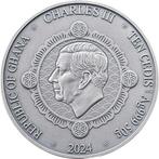 Ghana. 10 Cedis 2024 Imperial Guardian Lions Oriental