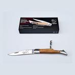 Laguiole - Pocket Knife with Corkscrew - Olive Wood - style