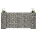 vidaXL Gabion plantenbak H-vormig 260x40x120 cm staaldraad, Tuin en Terras, Bloembakken en Plantenbakken, 100 cm of meer, Verzenden