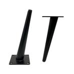 Schuin stalen pootje 20cm zwart, Ophalen of Verzenden, Nieuw, Metaal