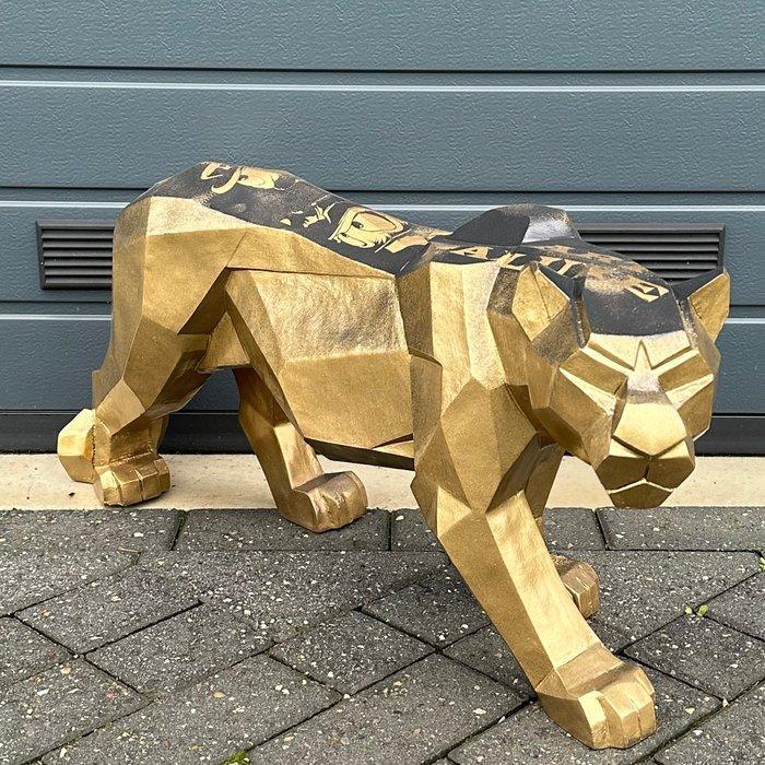Daluxe Art - 1999 • XL Pop Art Panther – Scrooge Edition, Antiek en Kunst, Kunst | Designobjecten
