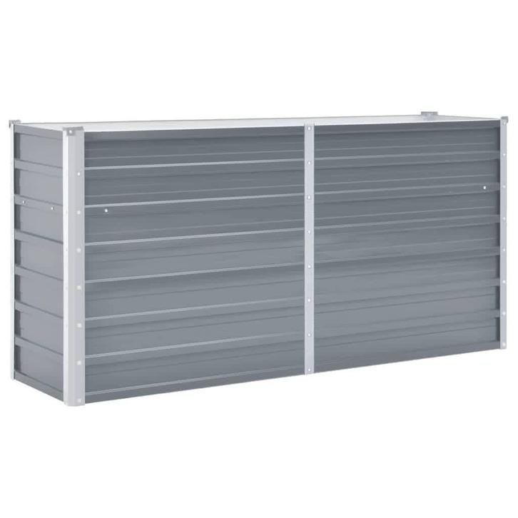 Verhoogde Plantenbak 160cm Grijs - Retourdeal - 46% Korting!, Tuin en Terras, Bloembakken en Plantenbakken, 60 cm of meer, 100 cm of meer