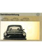 1971 VOLKSWAGEN 1600 INSTRUCTIEBOEK DUITS, Auto diversen, Handleidingen en Instructieboekjes
