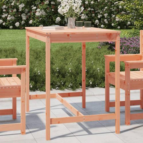 vidaXL Tuintafel 121x82,5x110 cm massief douglashout, Tuin en Terras, Tuintafels, Nieuw, Verzenden