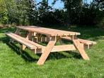 ACTIE Duurzame Douglas Picknicktafel 20 % korting, Tuin en Terras, Picknicktafels, Nieuw, Rechthoekig, Hout