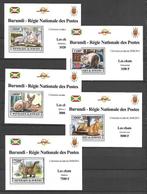 Burundi 2013 - Leuke thematische DELUXE-sets MNH, Gestempeld