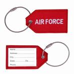 Bagage label Airforce. Diverse kleuren, Verzenden, Nieuw