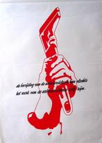 de bevrijding van de arbeidsklasse op vintage poster, Verzenden, Nieuw, Overige onderwerpen, Met lijst