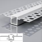 Stuc Led Strip Profiel | Aluminium|  12x9mm | Per 2 Meter, Huis en Inrichting, Lampen | Overige, Ophalen of Verzenden, Nieuw, Stuc, inbouw, led strip, modern, luxe