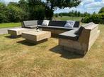 Lounge bank tuinset Loungeset steigerhout | Monaco