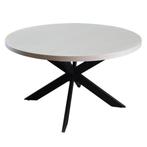 Sega dining tuintafel polystone 135 cm rond antraciet, Tuin en Terras, Ophalen of Verzenden, Nieuw