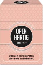Openhartig - About Sex | Open Up! - Gespreksstarters, Hobby en Vrije tijd, Verzenden, Nieuw
