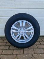 16” originele Mitsubishi velgen + zomerbanden 215/70R16 100H, Auto-onderdelen, Ophalen, 16 inch, Banden en Velgen, Personenwagen