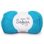 DROPS Safran Uni Colour - 30 turkoois - Katoen Garen, Hobby en Vrije tijd, Ophalen of Verzenden, Nieuw