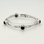 Onyx - Zilver - Armband, Antiek en Kunst, Antiek | Goud en Zilver