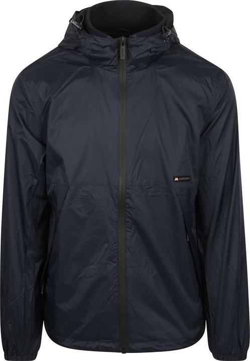 Superdry Windbreaker Jas Navy maat 3XL Heren, Kleding | Heren, Jassen | Winter, Blauw, Nieuw, Overige maten, Verzenden
