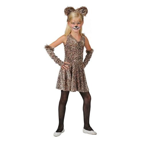 Luipaard jurkje met accessoires voor meisjes - Dierenpakken, Kinderen en Baby's, Carnavalskleding en Verkleedspullen, Ophalen of Verzenden