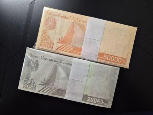 Venezuela. - 100 x 50.000 + 100 x 200.000 bolívares serial A, Postzegels en Munten, Munten | Nederland