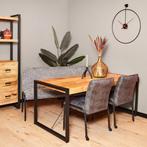 Outlet prijs: Eettafel Rechthoekig | Mangohout | 180x90x76cm, Huis en Inrichting, Tafels | Eettafels, Verzenden, Nieuw