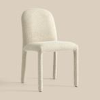 *WOONWINKEL* Beige Eetkamerstoel Volledig Stof, Huis en Inrichting, Stoelen, Verzenden, Nieuw