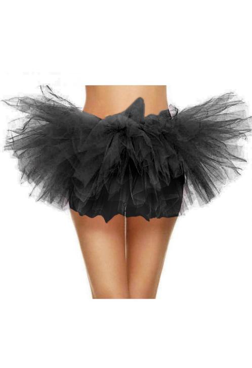 Korte Tutu Zwart Tule Rokje XS S M Zwarte Petticoat Rok Dame, Kleding | Dames, Carnavalskleding en Feestkleding, Kleding, Nieuw