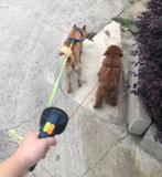 Dubbele Hondenriem Nieuw | 3m | 360 graden draaibaar | Duo, Dieren en Toebehoren, Verzenden, Nieuw, Hondenriem