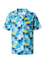 Tropicana Hawaii Shirt Blauw, Nieuw, Feestartikel, Verzenden