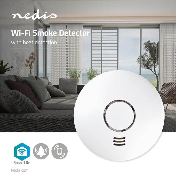 Smart Rookmelder | Wi-Fi, Huis en Inrichting, Overige Huis en Inrichting, Nieuw, Ophalen of Verzenden