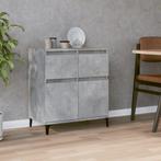 vidaXL Dressoir 60x35x70 cm bewerkt hout betongrijs, Huis en Inrichting, Kasten | Dressoirs, Verzenden, Nieuw, 50 tot 100 cm, 25 tot 50 cm